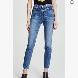 High Rise slim straight jean. Italian PAIGE VINTAGE denim. NWT Size 30